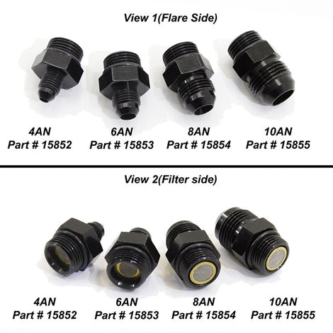 8AN to 8AN Orb Filter Fitting <br> Universal Fit