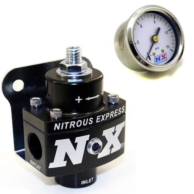 Fuel Pressure Regulator Non Bypass <br> With Fuel Pressure Gauge