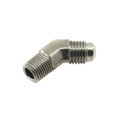 4AN Male x 1/4 NPT 45 Deg <br> Universal Application