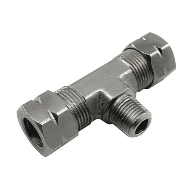 3/8 Compression x 1/8 Male NPT Branch T <br> Universal Fit