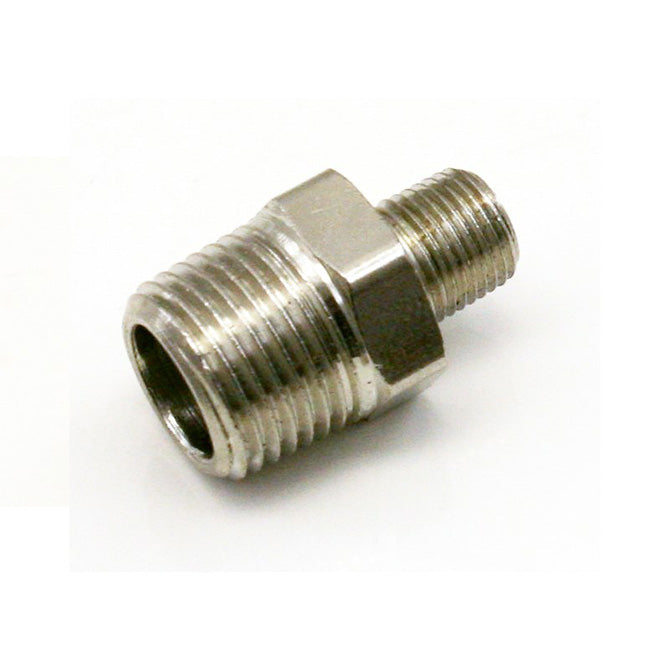 Male Union Connector <br> 3/8 NPT x 1/8 NPT