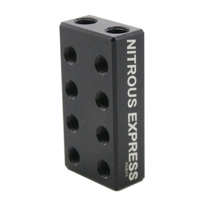 Nitrous/Fuel Distribution Block <br> 2 Inlet 16 Outlet