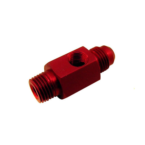 1/4 NPT x 6AN w/1/8 NPT Gauge Hole <br> Universal Fit