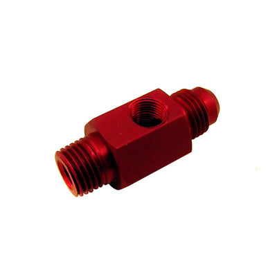 1/4 NPT x 6AN w/1/8 NPT Gauge Hole <br> Universal Fit