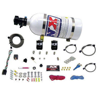 Single Nozzle Nitrous Kit w/10lb Bottle <br> For Ford EFI Race