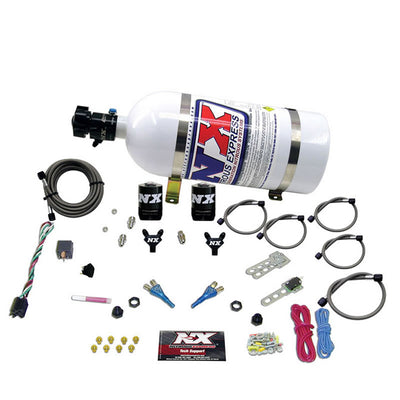 Ford EFI Dual Nozzle Nitrous Kit <br> 100-300HP w/10lb Bottle