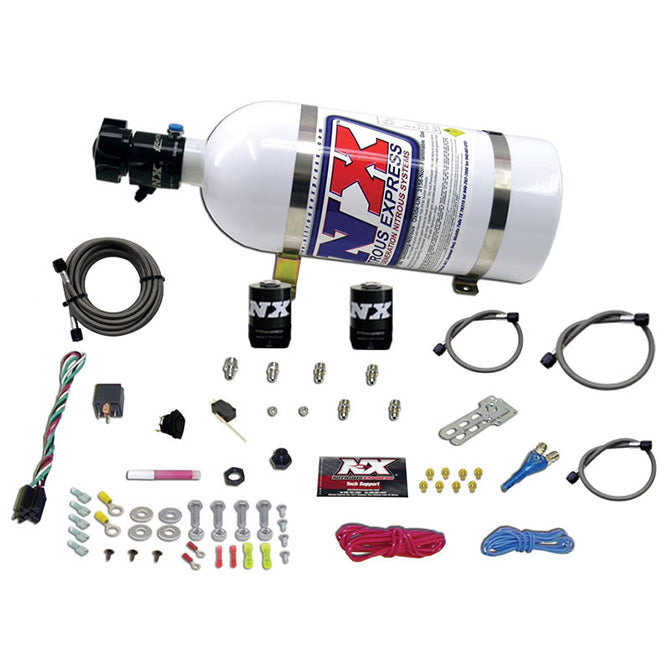 Single Nozzle Nitrous Kit (100-250HP) w/10lb Bottle <br> For GM EFI Race