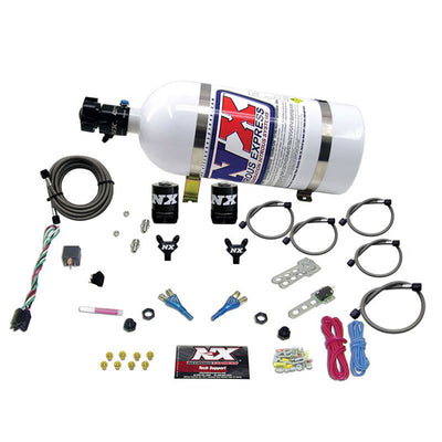 Dual Nozzle Nitrous Kit w/10lb Bottle <br> 92-95 Dodge V8 TBI