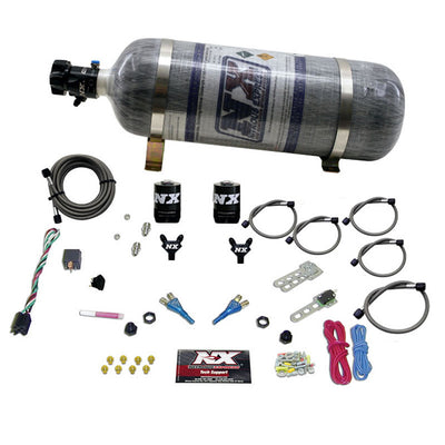 Dual Nozzle Nitrous Kit w/Composite Bottle <br> Universal Application