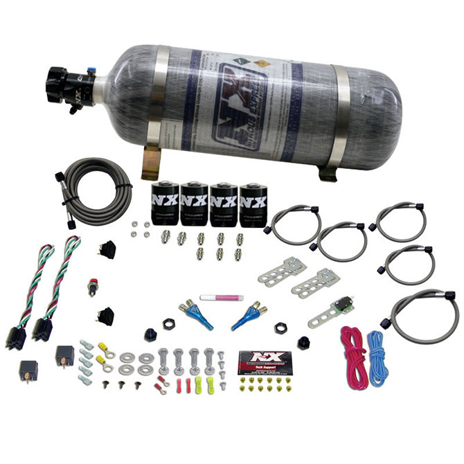 Dual Stage Nitrous Kit w/Composite Bottle <br> For GM EFI