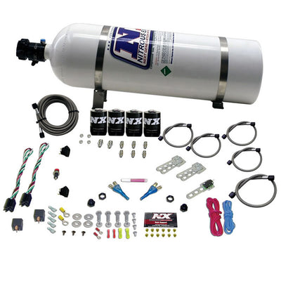 Dual Stage Nitrous Kit w/15lb Bottle <br> For GM EFI