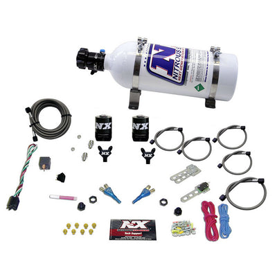 Dual Nozzle Nitrous Kit w/5lb Bottle <br> For Dodge EFI Full Race