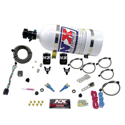 Dual Nozzle Nitrous Kit w/10lb Bottle <br> Dodge EFI Full Race
