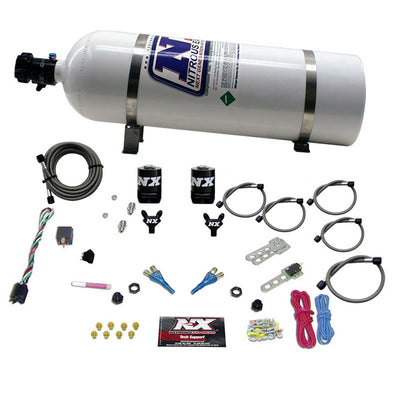 Dual Nozzle Nitrous Kit w/15lb Bottle <br> Dodge EFI Full Race