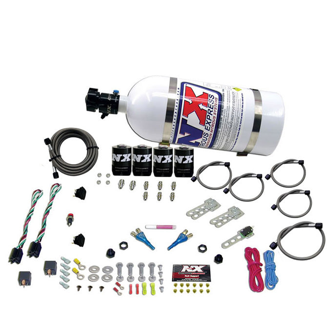 Dual Stage Nitrous Kit w/10lb Bottle <br> For Dodge EFI