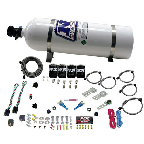 Dual Stage Nitrous Kit w/15lb Bottle <br> For Dodge EFI