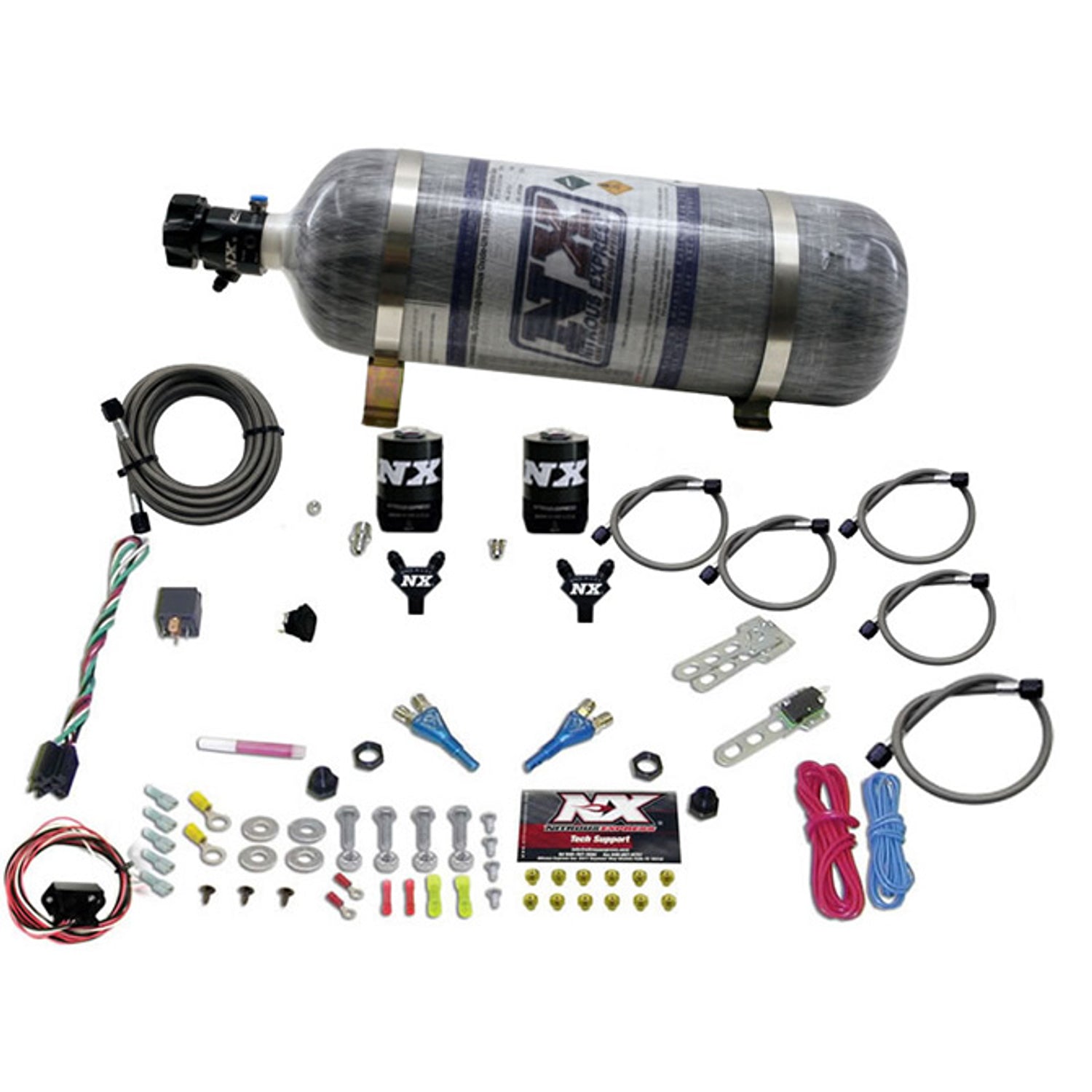 Dual Nozzle w/Composite Bottle <br> 03-20 Nissan 350Z 370Z, INFINITI G35/37