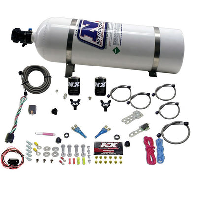 Dual Nozzle w/15lb Bottle <br> 03-20 Nissan 350Z 370Z, INFINITI G35/37