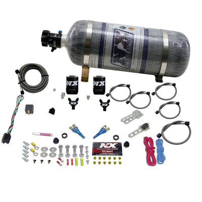 Dual Nozzle Nitrous Kit w/Composite Bottle <br> 50-300 HP Rated