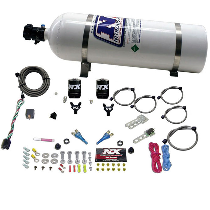 BMW EFI All Dual Nozzle Nitrous Kit <br> 50-300 HP w/15lb Bottle