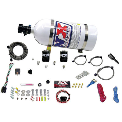 Single Nozzle Fly By Wire Nitrous Kit w/10lb Bottle <br> 05-20 Chrysler 300, Dodge Charger, Challenger