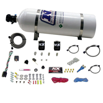 Single Nozzle Nitrous Kit w/15lb Bottle <br> For All Dodge EFI