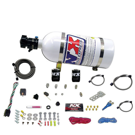 Single Nozzle Nitrous Kit w/10lb Bottle <br> For All Ford EFI
