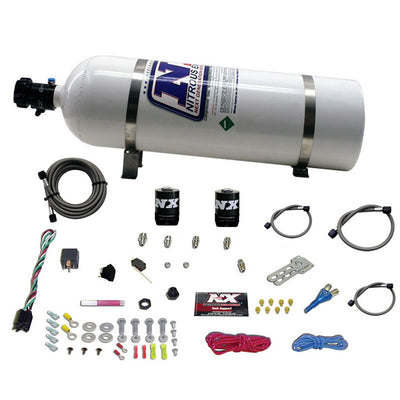 Single Nozzle Nitrous Kit w/15lb Bottle <br> For All Ford EFI