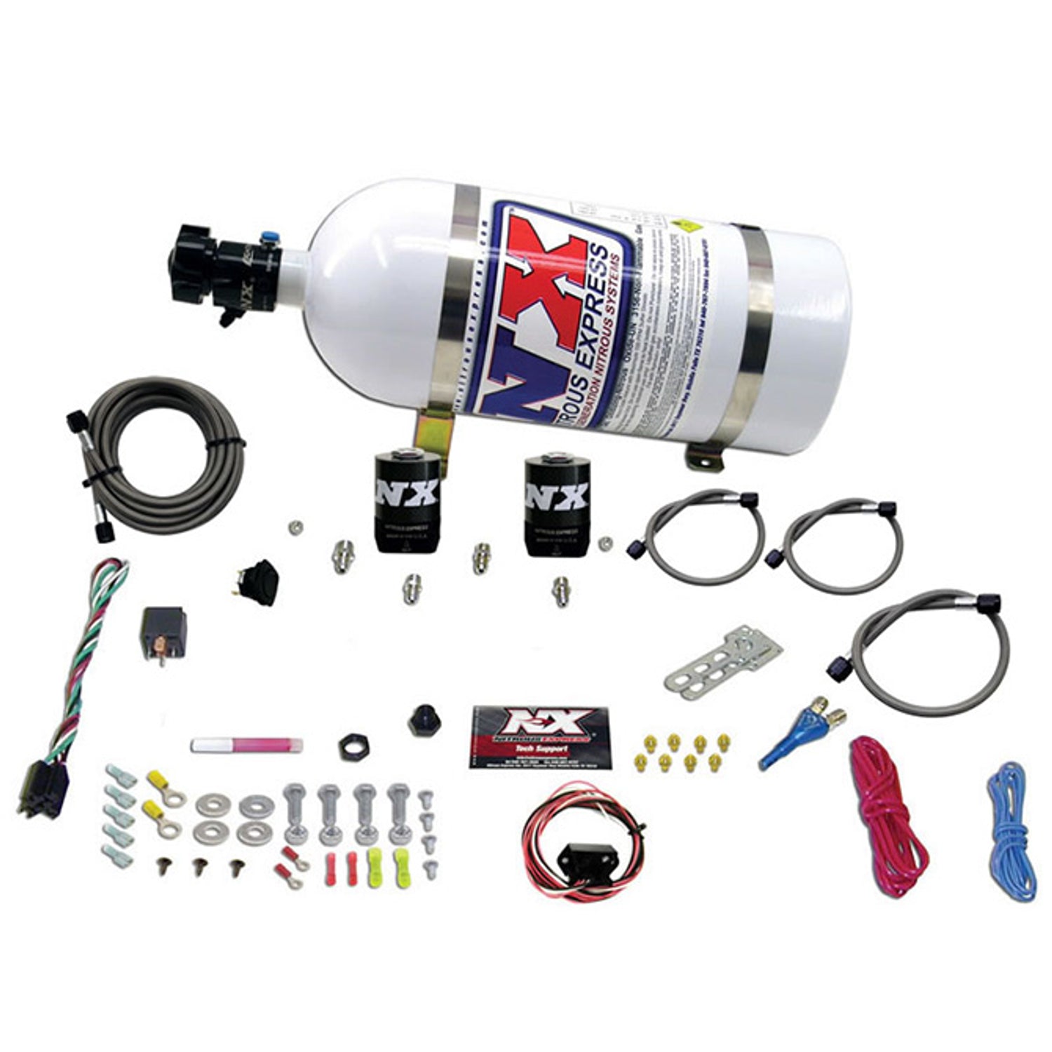 Single Nozzle Nitrous Kit w/10lb Bottle <br> 10-15 Chevrolet Camaro