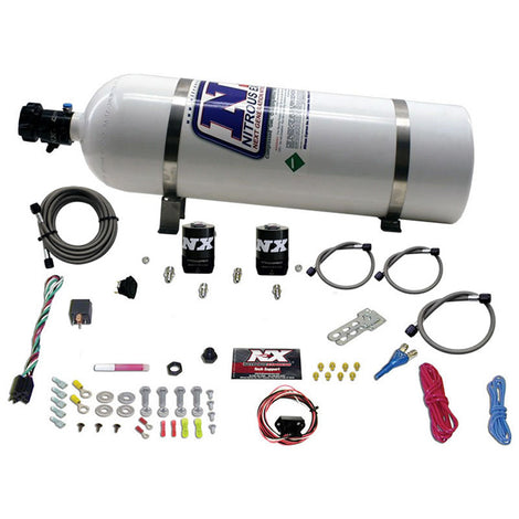 Single Nozzle Nitrous Kit w/15lb Bottle <br> 10-15 Chevrolet Camaro