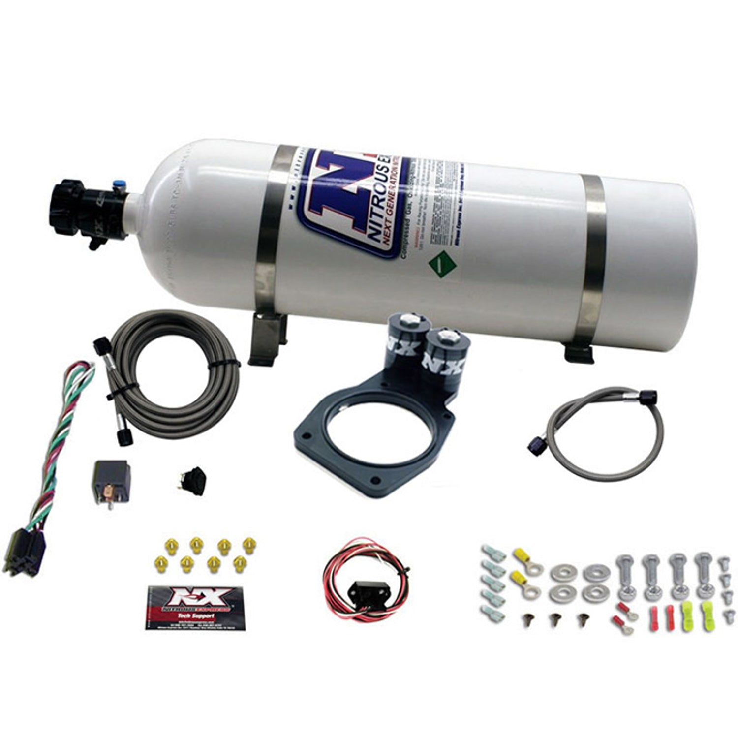Nitrous Plate Kit w/15lb Bottle <br> 10-15 Chevrolet Camaro