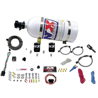 Single Nozzle Nitrous Kit w/10lb Bottle <br> 11-20 Ford Mustang