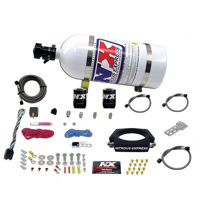 90mm Nitrous Plate Kit w/10lb Bottle <br> 98-20 Chevy/GMC/Cadillac/Buick/Pontiac/Hummer