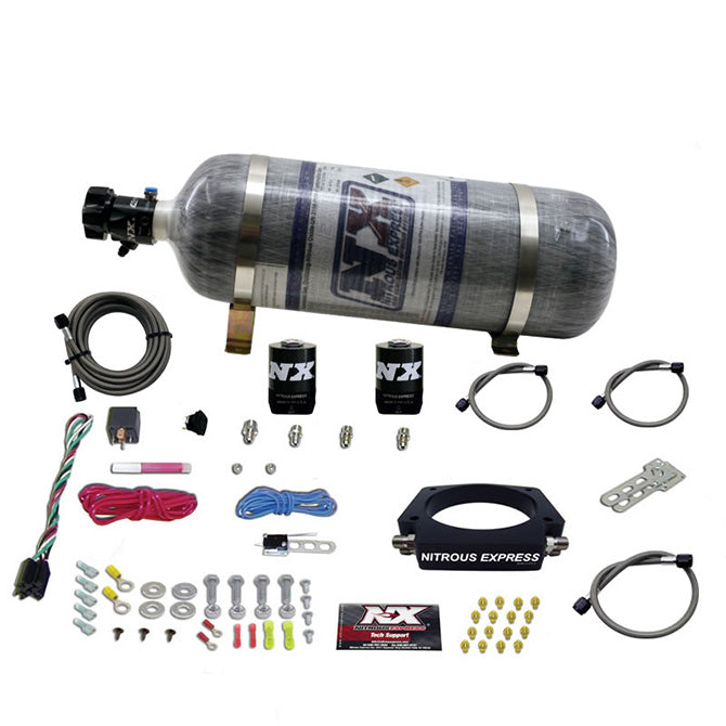 90mm Nitrous Plate Kit w/12lb Composite Bottle <br> 98-20 Chevy/GMC/Cadillac/Buick/Pontiac/Hummer