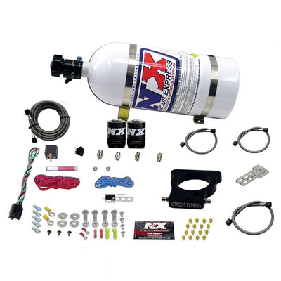 78mm 3-Bolt Nitrous Plate Kit w/10lb Bottle <br> 98-20 Chevy/GMC/Cadillac/Buick/Pontiac/Hummer