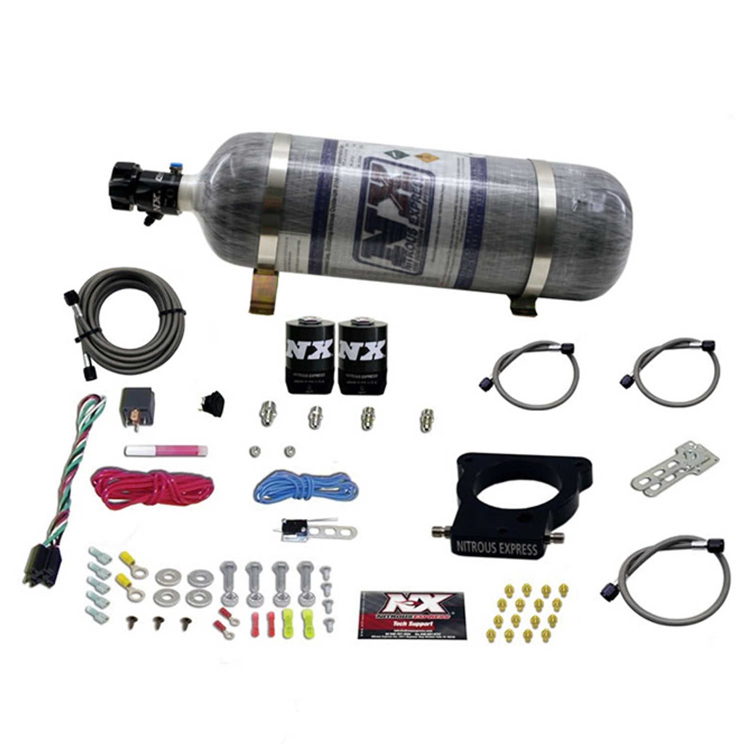 78mm 3-Bolt Nitrous Plate Kit <br> 98-20 Chevy/GMC/Cadillac/Buick/Pontiac/Hummer