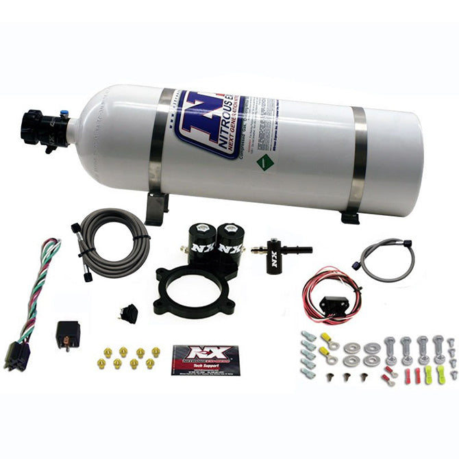 Nitrous Plate Kit w/15lb Bottle <br> 14-20 Chevy Silverado GMC Sierra 1500