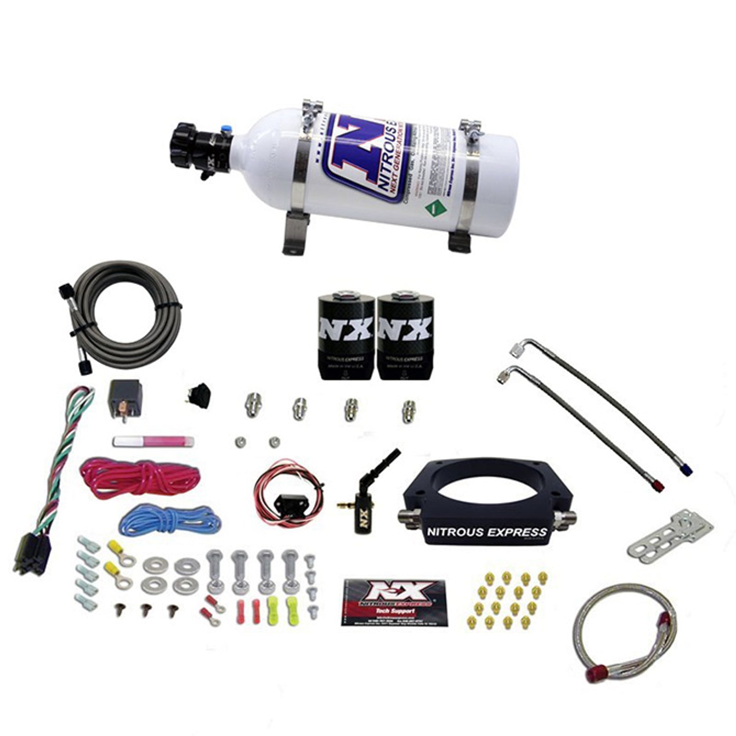 Nitrous Plate Kit w/5lb Bottle <br> 14-20 Chevy Silverado GMC Sierra 1500