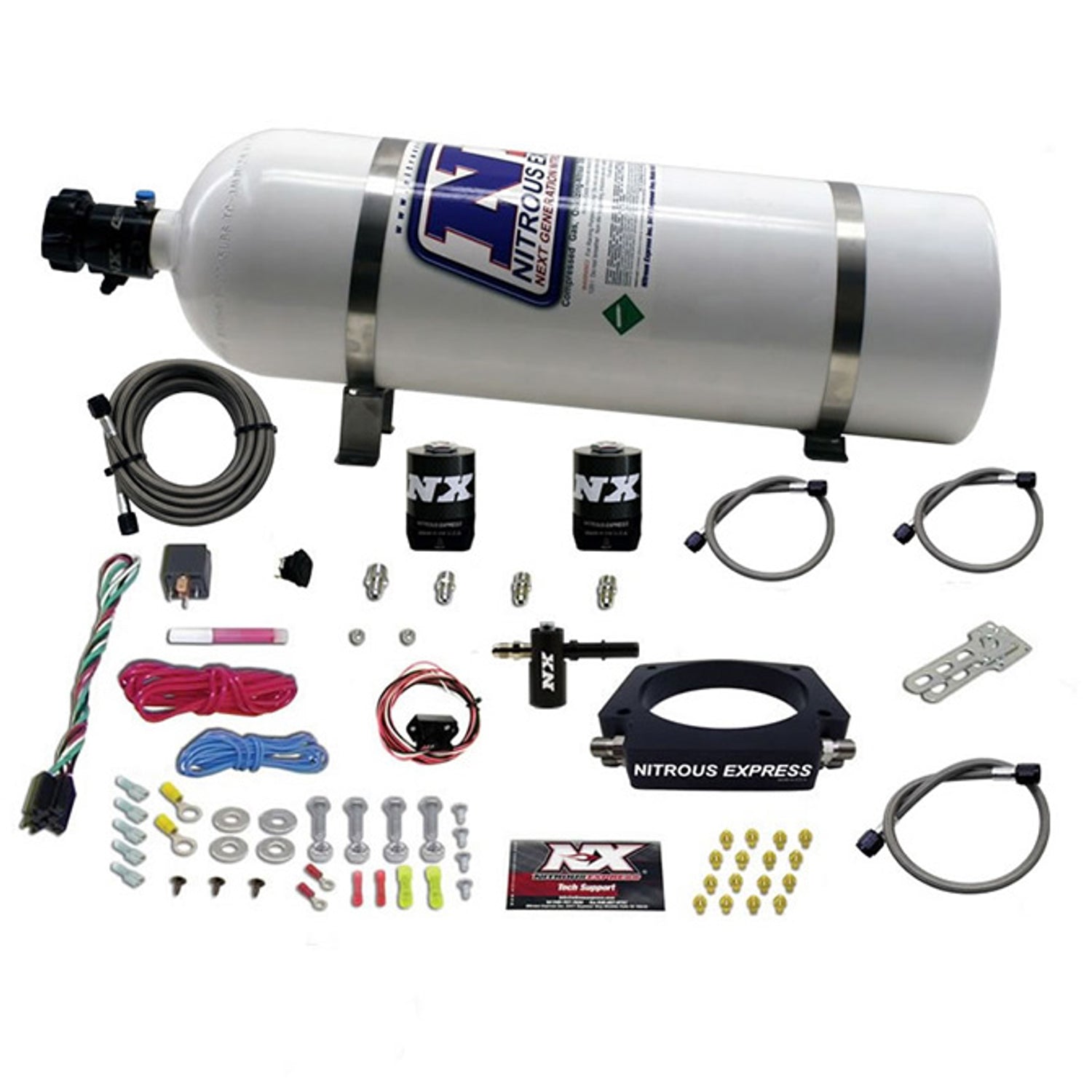Nitrous Plate Kit w/15lb Bottle <br> 14-19 Chevrolet Corvette
