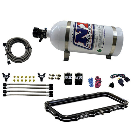 High Ram Plenum Nitrous Plate Kit <br> With 15lb Bottle