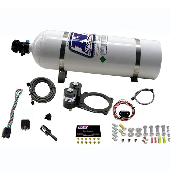 Nitrous Plate Kit w/15lb Bottle <br> 15-20 Dodge Challenger Charger, Jeep Grand Cherokee