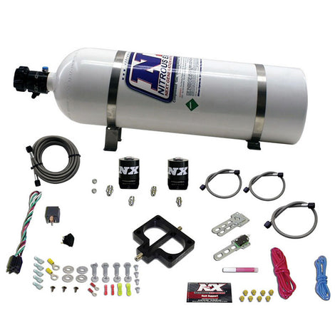 Nitrous Plate Kit w/15lb Bottle <br> 92-03 Dodge Dakota Durango, Jeep Grand Cherokee