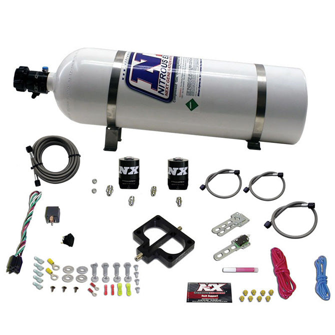 Nitrous Plate Kit w/15lb Bottle <br> 92-03 Dodge Dakota Durango, Jeep Grand Cherokee