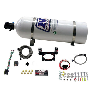 4 Valve Nitrous Plate Kit w/15lb Bottle <br> 11-20 Ford Mustang
