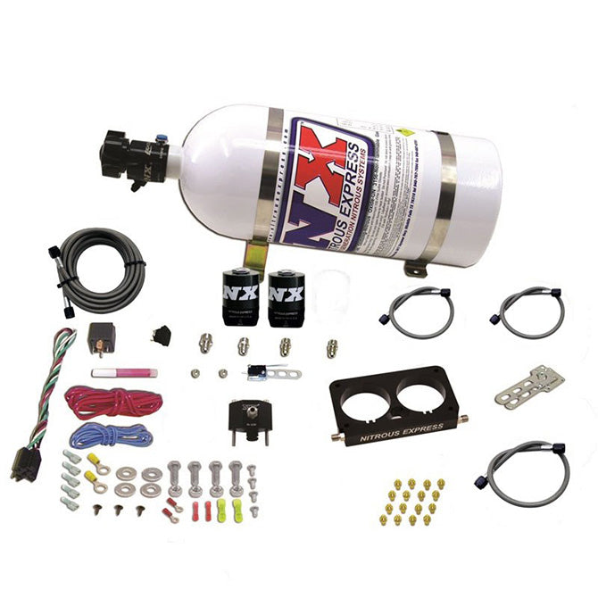 4 Valve Stock TBNitrous Kit w/10lb Bottle <br> 96-99,01-04 Ford Mustang
