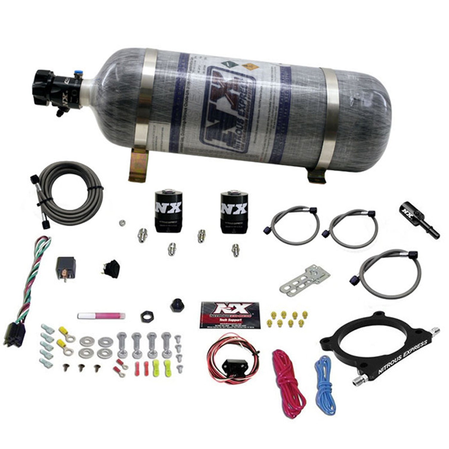 High Output Nitrous Plate Kit w/12lb Bottle <br> 11-20 Ford Mustang