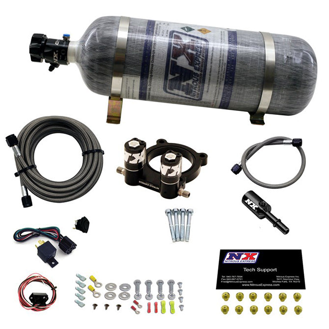 Nitrous Plate Kit w/12lb Bottle <br> 15-20 Ford Mustang