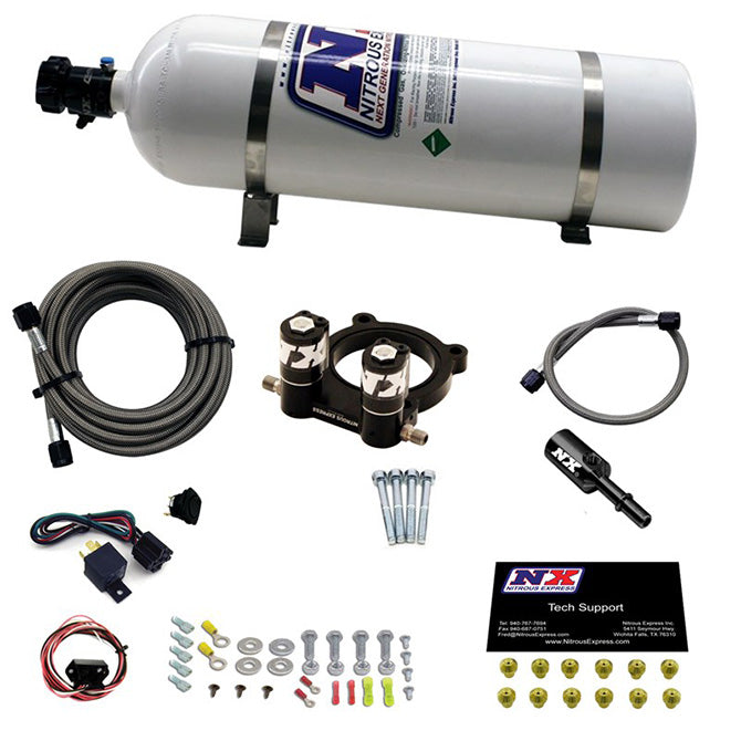 Nitrous Plate Kit w/15lb Bottle <br> 15-20 Ford Mustang