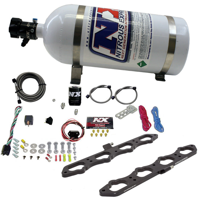 Dry Direct Port Plate System w/10lb Bottle <br> 2018+ Ford 5.0L Coyote