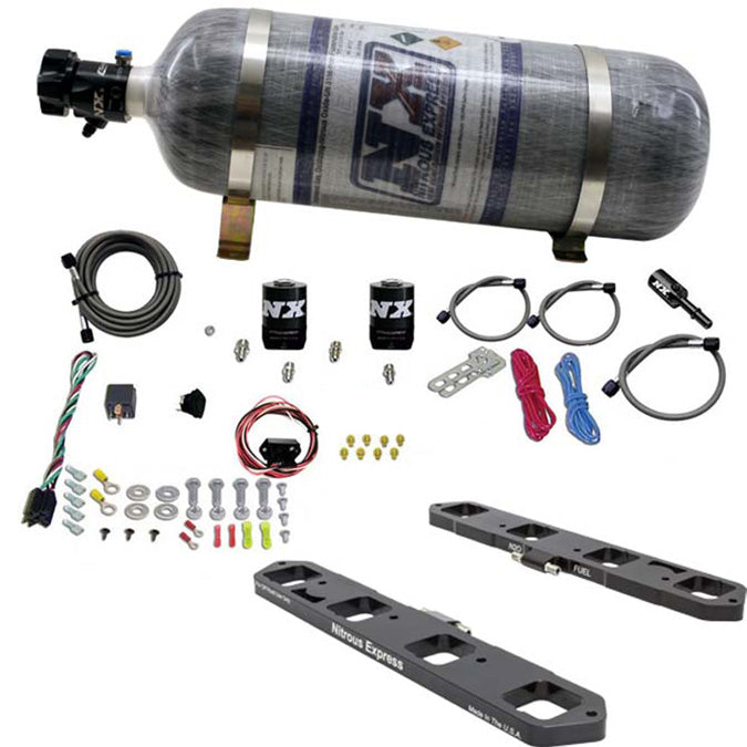 Direct Port Plate System w/12lb Bottle <br> Chrysler/Dodge 5.7L/6.1/L6.4L Hemi
